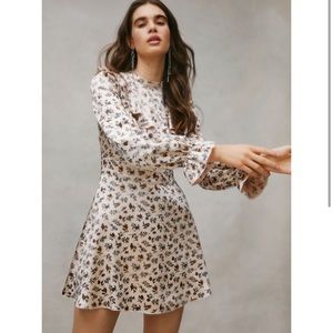 Laura Ashley Urban Outfitters exclusive candy long sleeve mini dress